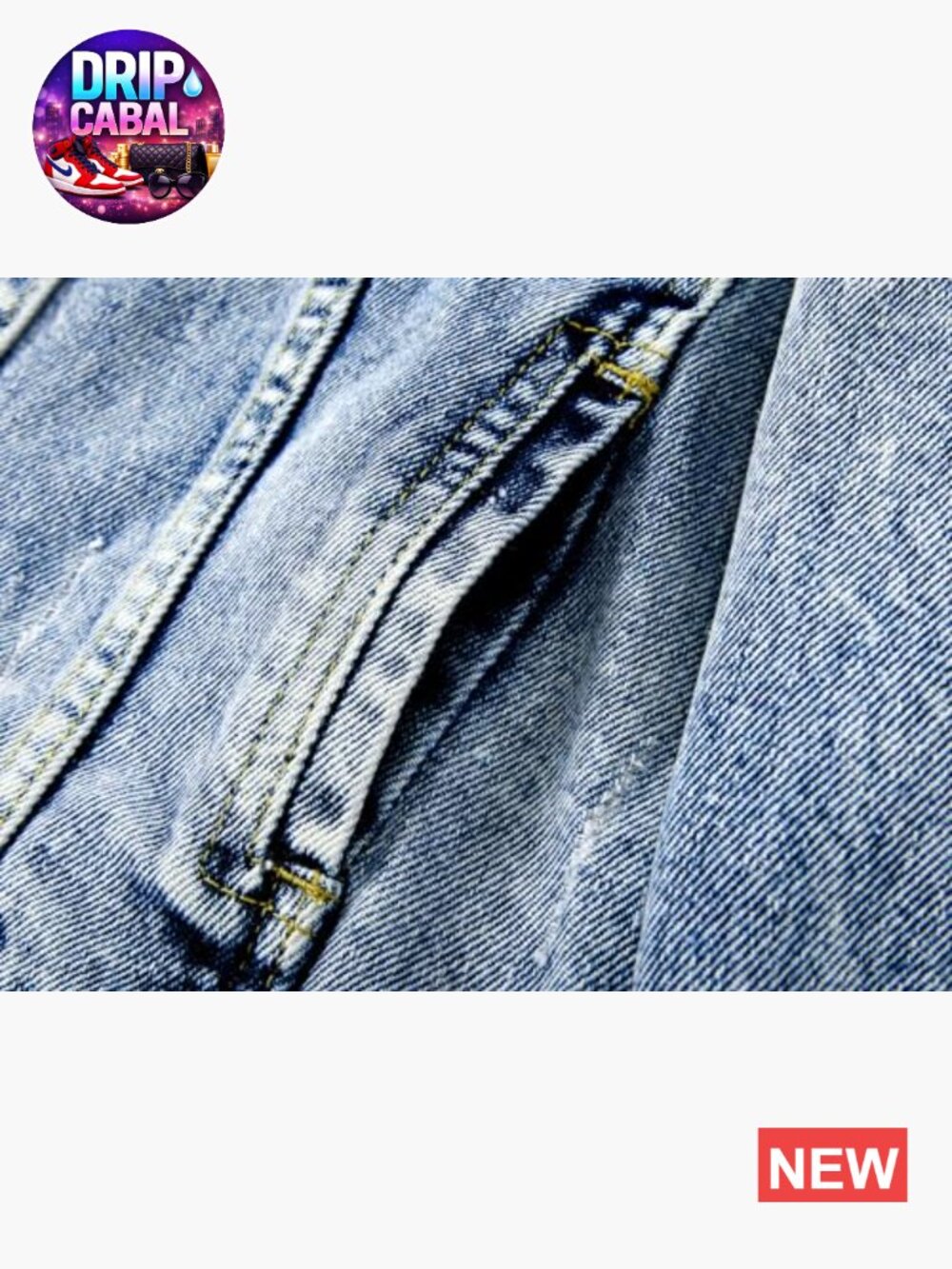 Distressed Ripped Long Sleeve Denim Jacket Button Up - Picture 5 of 7